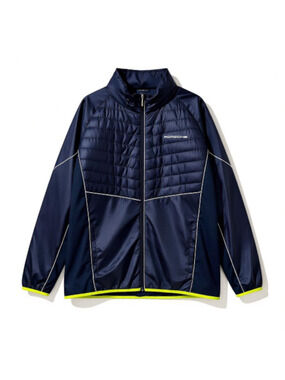 Porsche Drivers Selection Padded Windbreaker Jacket Blue Waterproof Large Mens